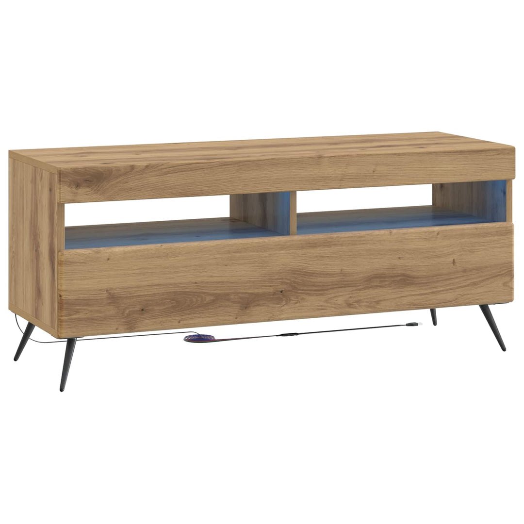 5-delt LED TV-skab Artisan-eg Konstrueret træ