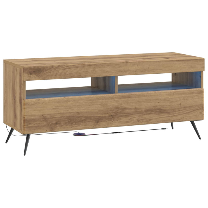 5-delt LED TV-skab Artisan-eg Konstrueret træ