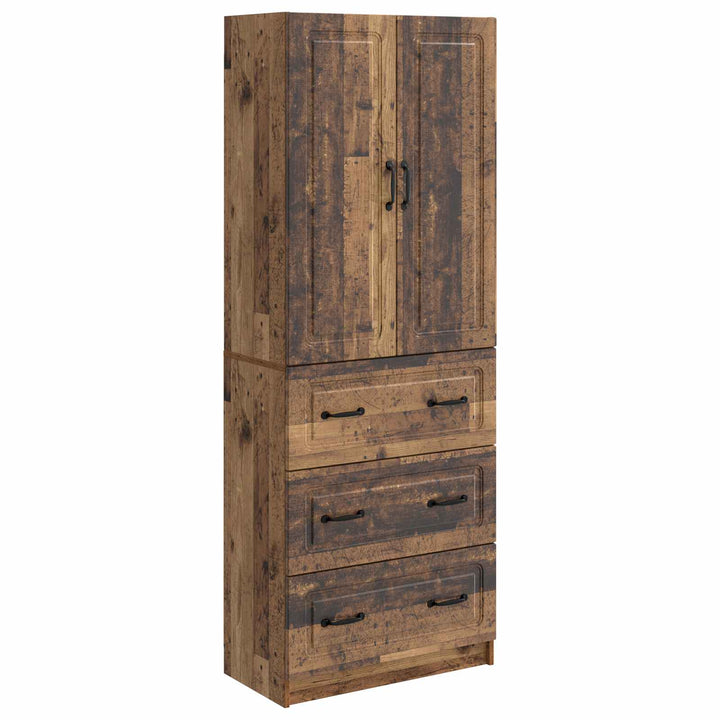 Skab Sæt 2 pcs Gammelt træ 66 x 34,5 x 87 cm Konstrueret træ
