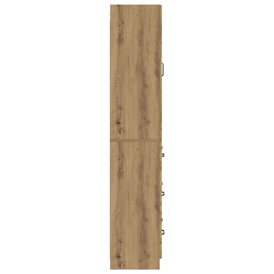 Skab Sæt 2 stk. 66 x 34,5 x 87 cm Konstrueret træ Artisan-eg
