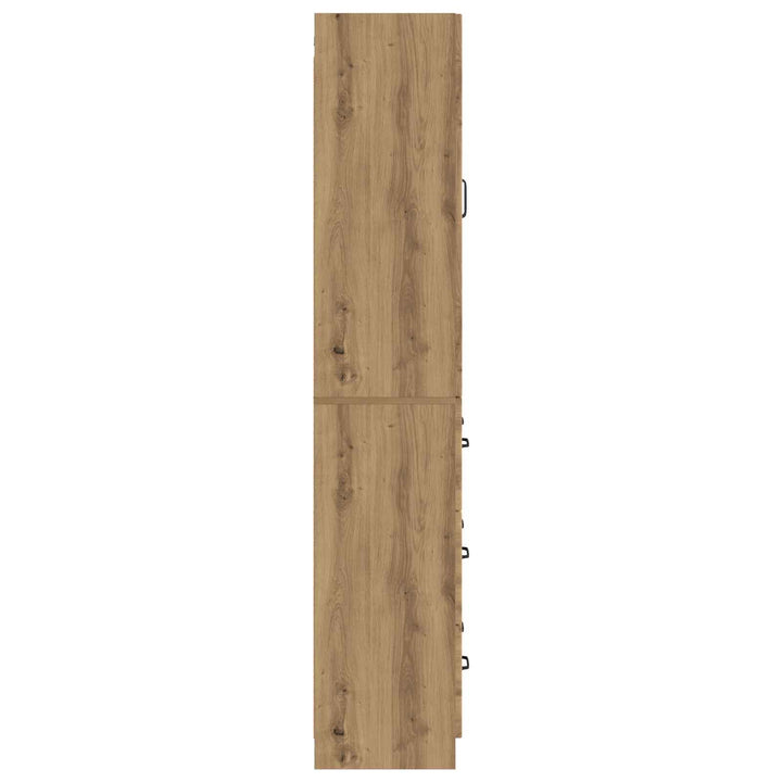 Skab Sæt 2 stk. 66 x 34,5 x 87 cm Konstrueret træ Artisan-eg