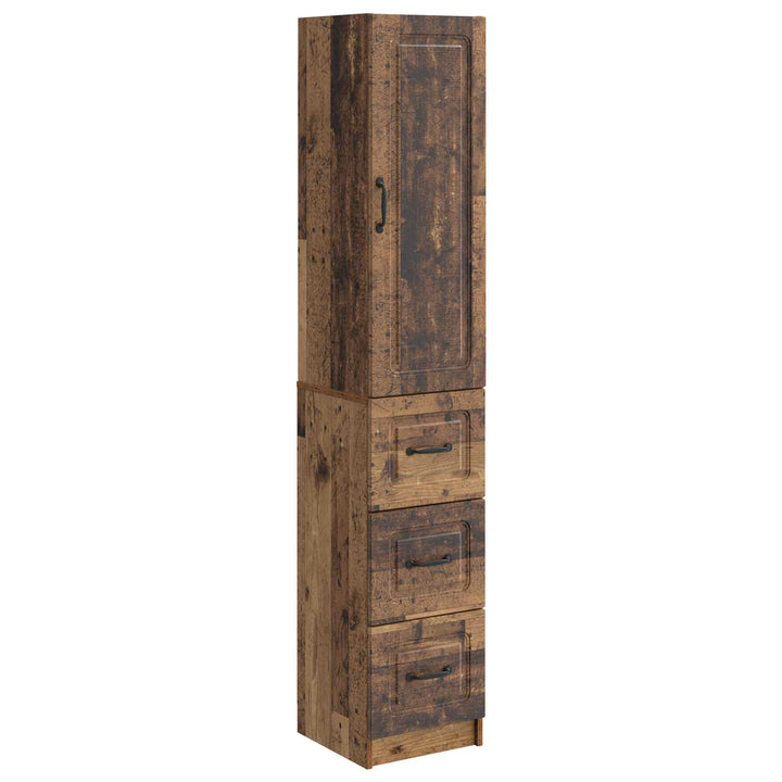 Skab Sæt 2 pcs Gammelt træ 33 x 34,5 x 87 cm Konstrueret træ