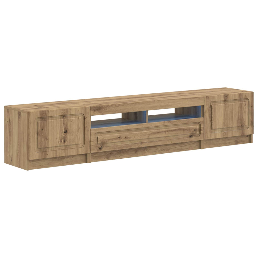5-delt LED TV-skab Artisan-eg Konstrueret træ