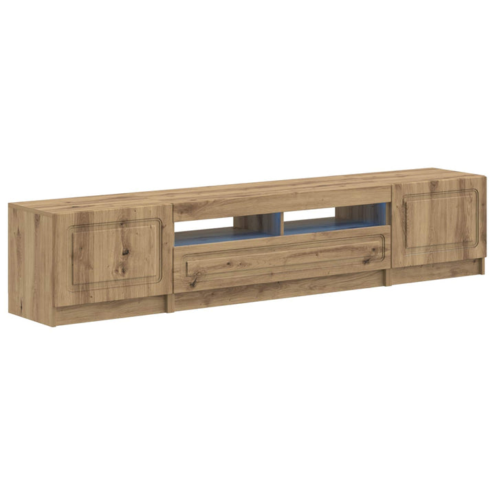 5-delt LED TV-skab Artisan-eg Konstrueret træ