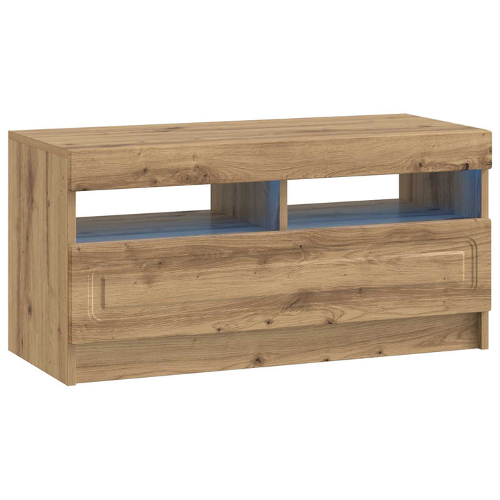 5-delt LED TV-skab Artisan-eg Konstrueret træ