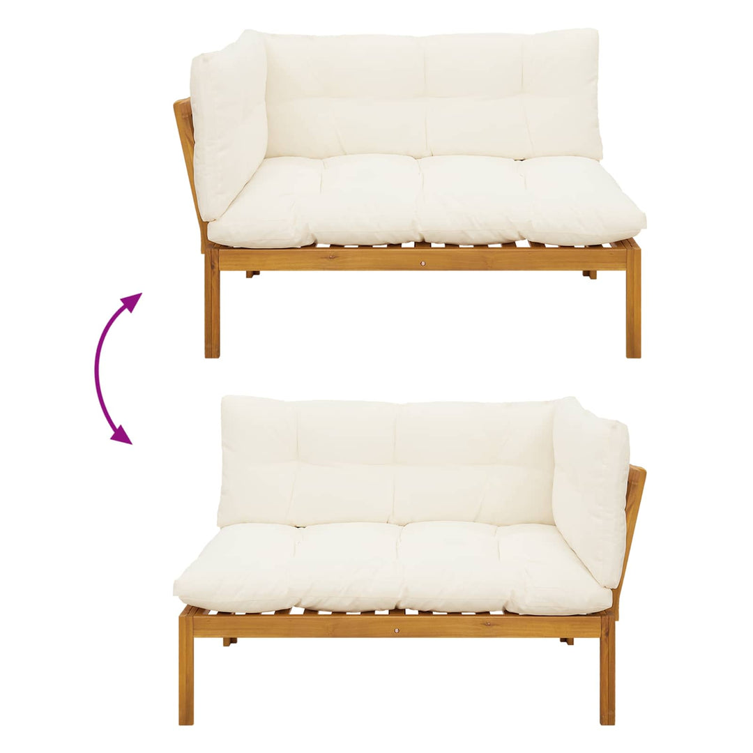 Hjørnesofa til haven Akacietræ