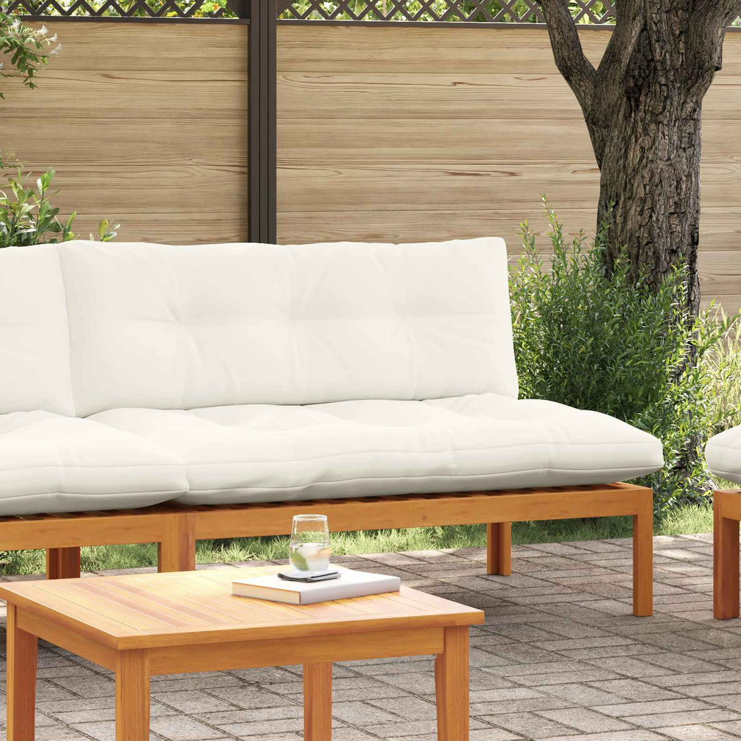 Have Mellem Sofa Naturlig og Creme Hvid Akacietræ