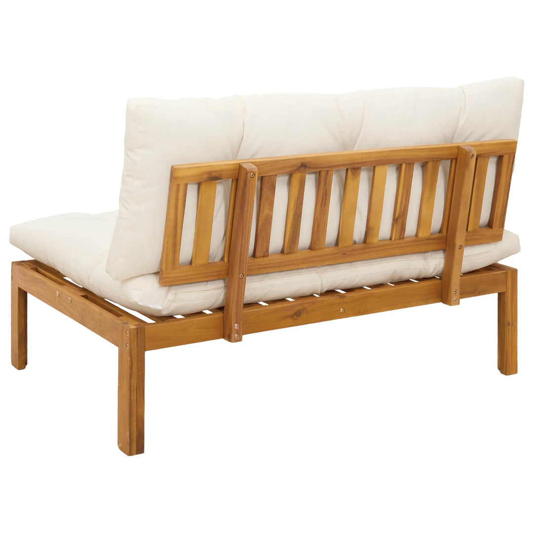 Have Mellem Sofa Naturlig og Creme Hvid Akacietræ