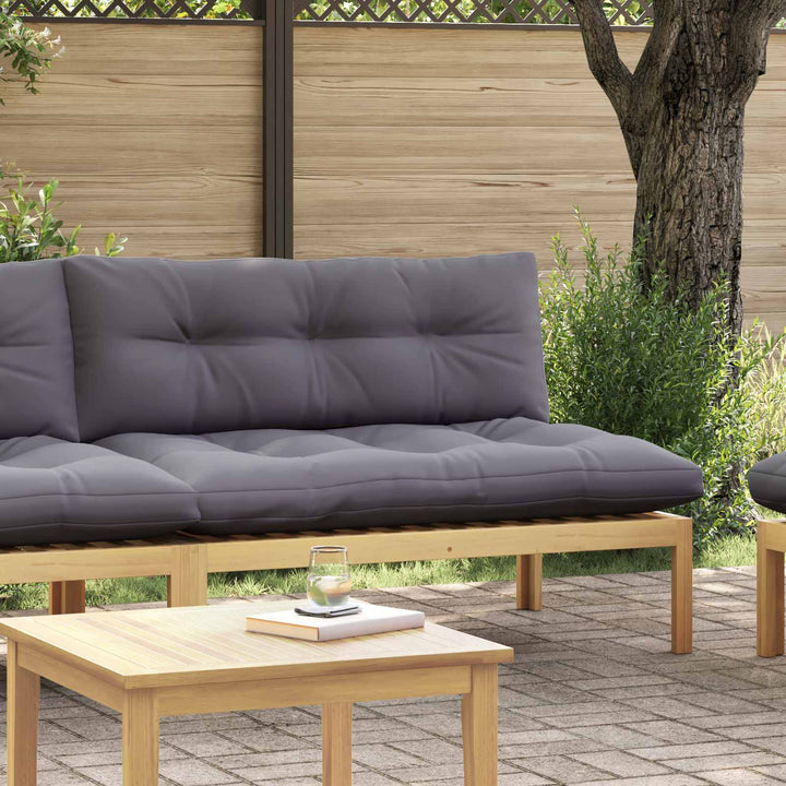 Midter Sofa Enhed Lys Akacie og Mørke Grå Akacietræ