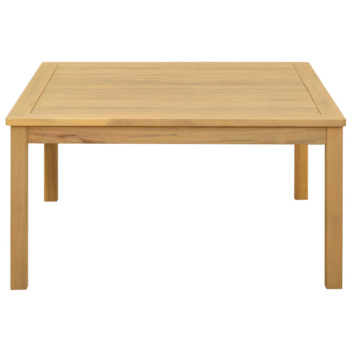 Sofabord Lys akacie 85 x 85 x 45 cm Massivt Akacietræ