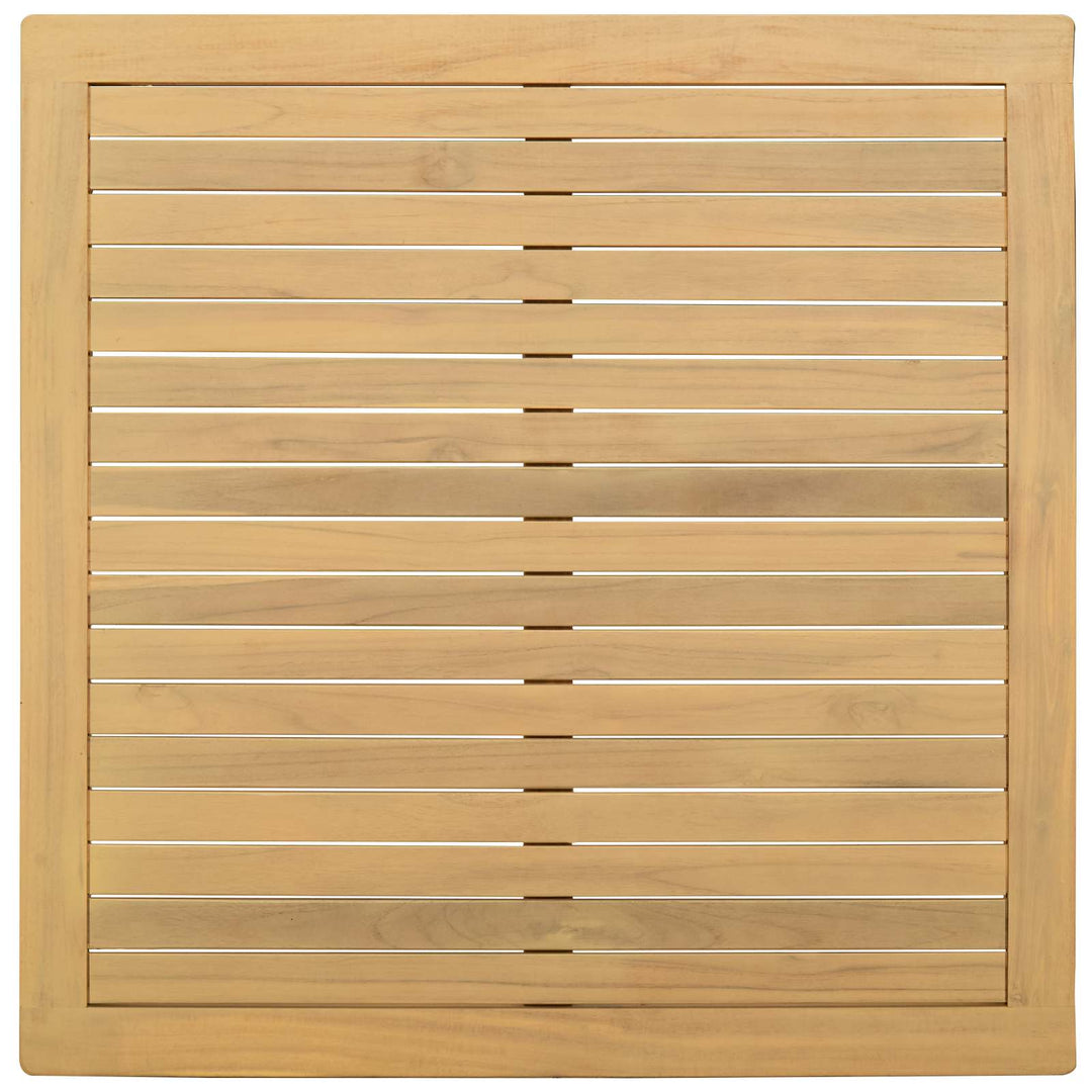 Sofabord Lys akacie 85 x 85 x 45 cm Massivt Akacietræ