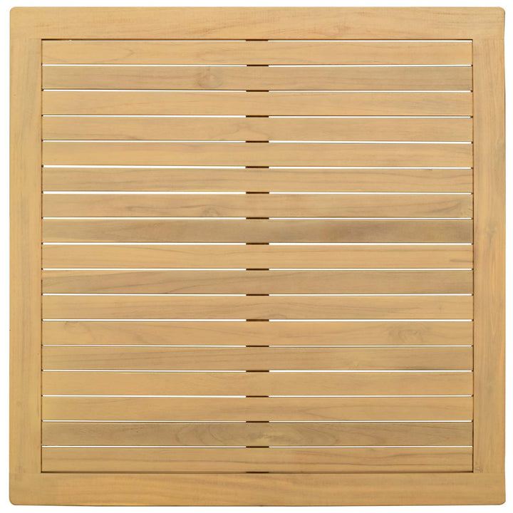 Sofabord Lys akacie 85 x 85 x 45 cm Massivt Akacietræ