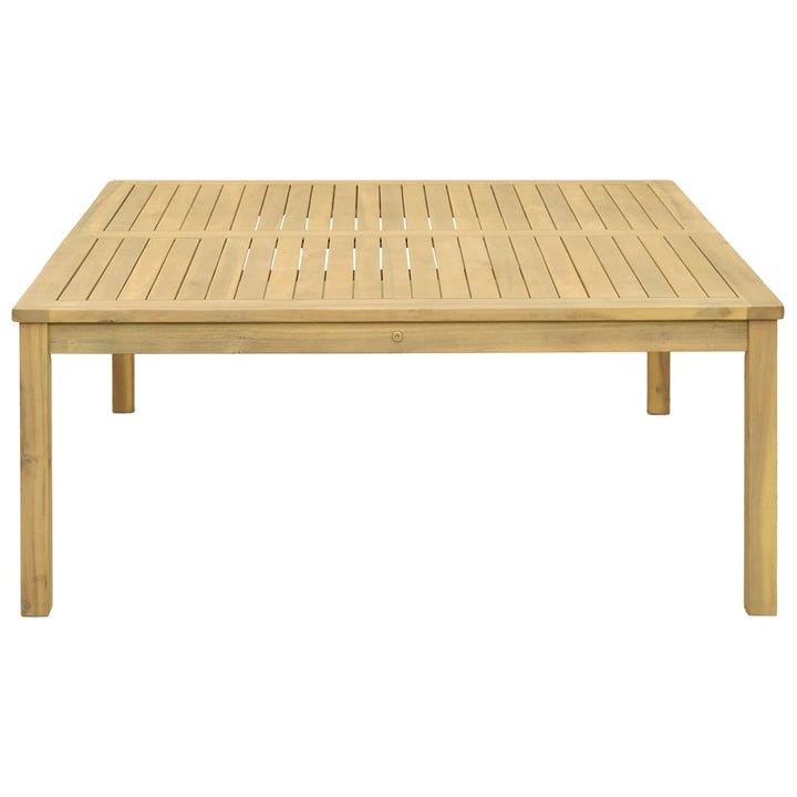 Sofabord Lys akacie 110 x 110 x 45 cm Massivt Akacietræ