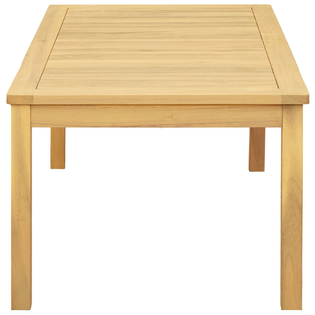 Sofabord Lys akacie 110 x 60 x 45 cm Massivt Akacietræ