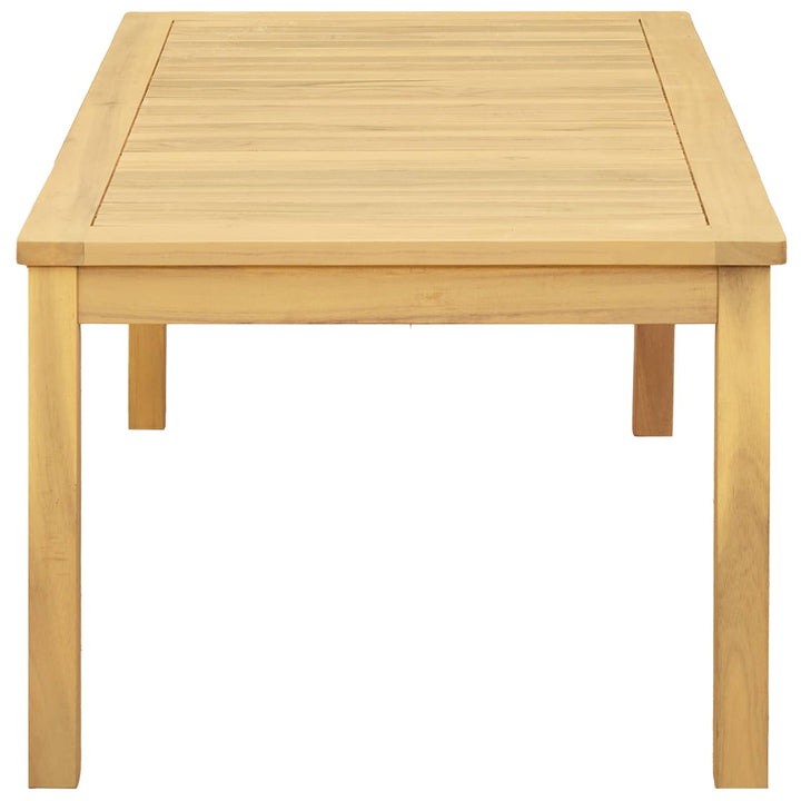 Sofabord Lys akacie 110 x 60 x 45 cm Massivt Akacietræ