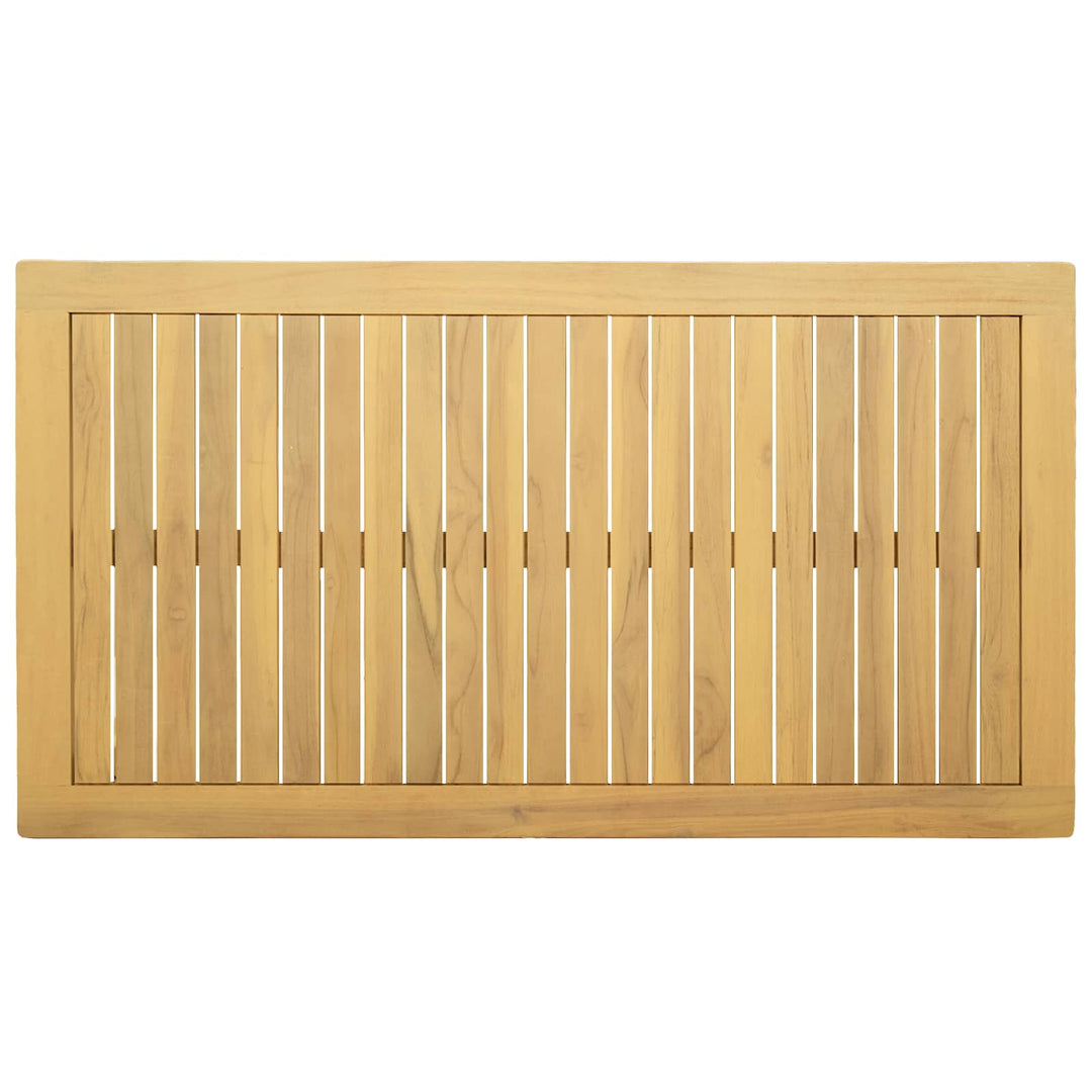 Sofabord Lys akacie 110 x 60 x 45 cm Massivt Akacietræ