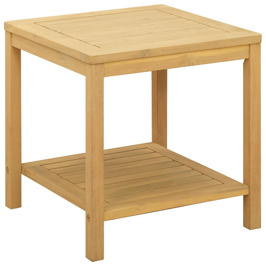 Sidebord Olie Naturlig 45 x 45 x 45 cm Massivt Akacietræ