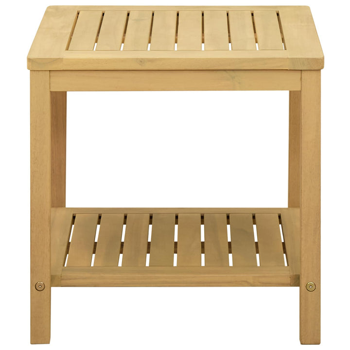 Sidebord Olie Naturlig 45 x 45 x 45 cm Massivt Akacietræ