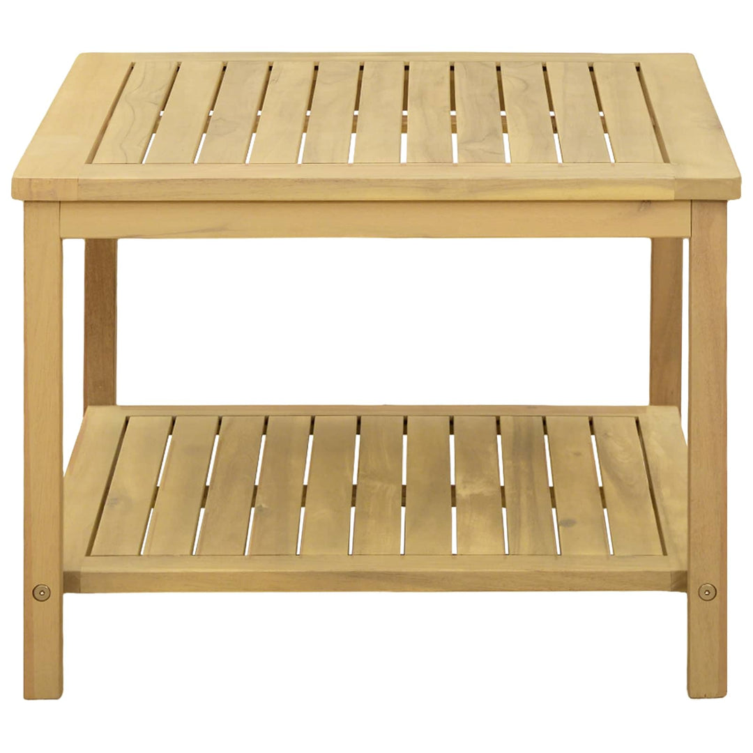 Sidebord Olie Naturlig 60 x 60 x 45 cm Massivt Akacietræ