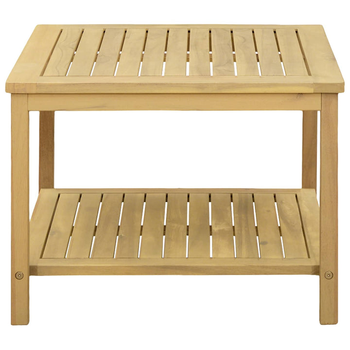 Sidebord Olie Naturlig 60 x 60 x 45 cm Massivt Akacietræ
