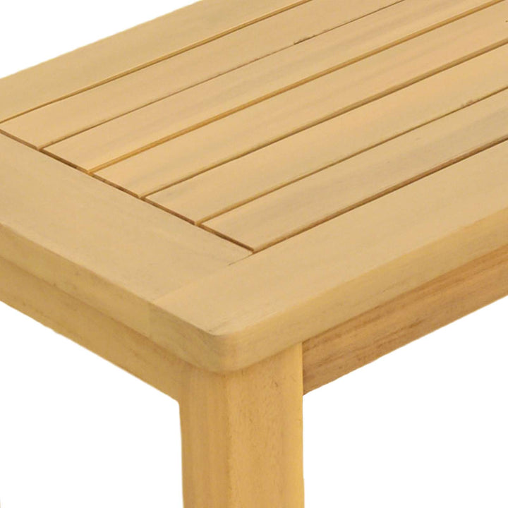 Have Konsol Bord Lys akacie 80 x 35 x 75 cm Massivt Akacietræ
