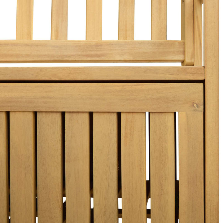 Opbevaringsbænk 2 -Seater 148 x 63 x 84 cm Massiv akacie