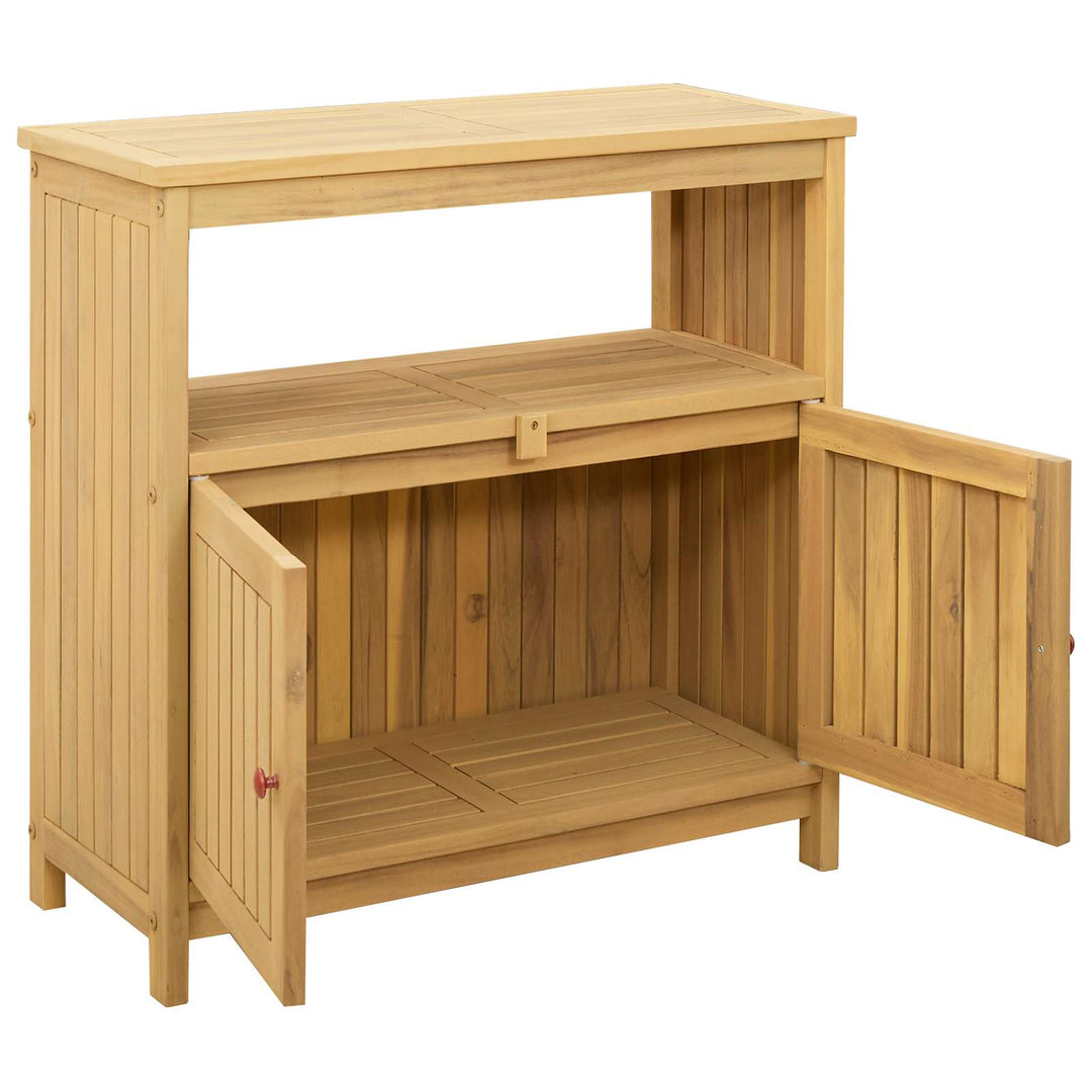 Have Konsol Bord Lys akacie 80 x 35 x 75 cm Massivt Akacietræ