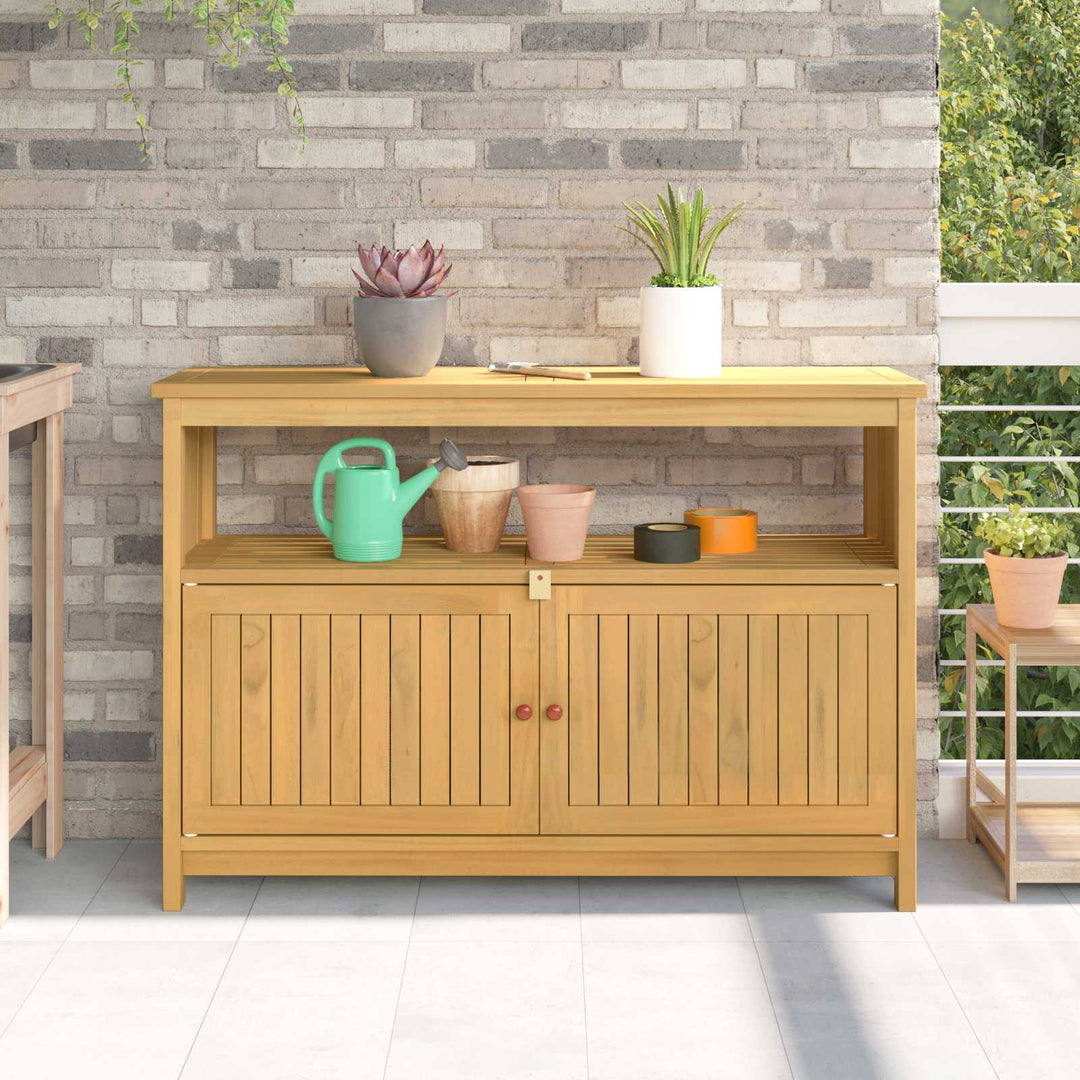 Have Konsol Bord Lys akacie 110 x 35 x 75 cm Massivt Akacietræ