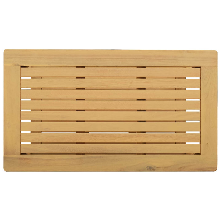 Sidebord Olie Naturlig 70 x 40 x 45 cm Massivt Akacietræ