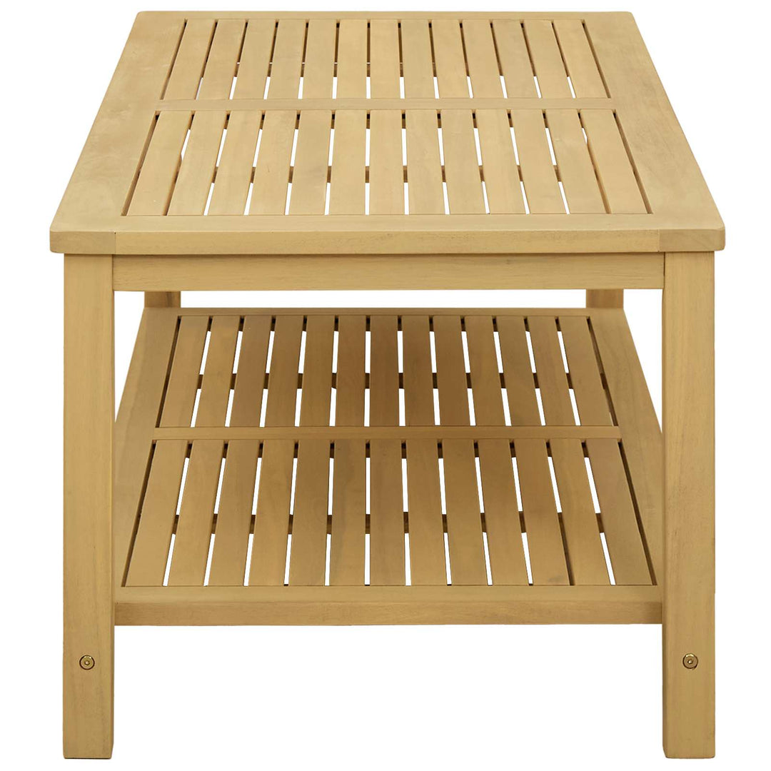 Sidebord Olie Naturlig 110 x 55 x 45 cm Massivt Akacietræ