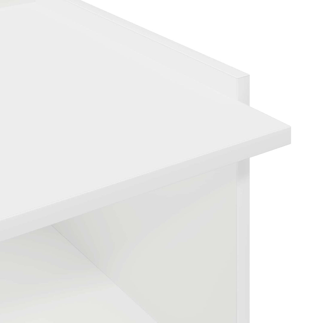 Sofabord Hvid 90 x 50 x 33 cm Konstrueret træ