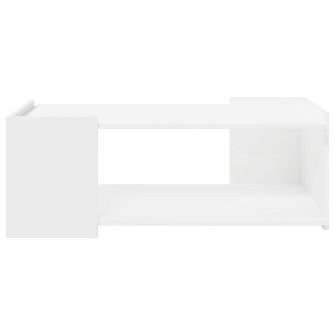 Sofabord Hvid 90 x 50 x 33 cm Konstrueret træ