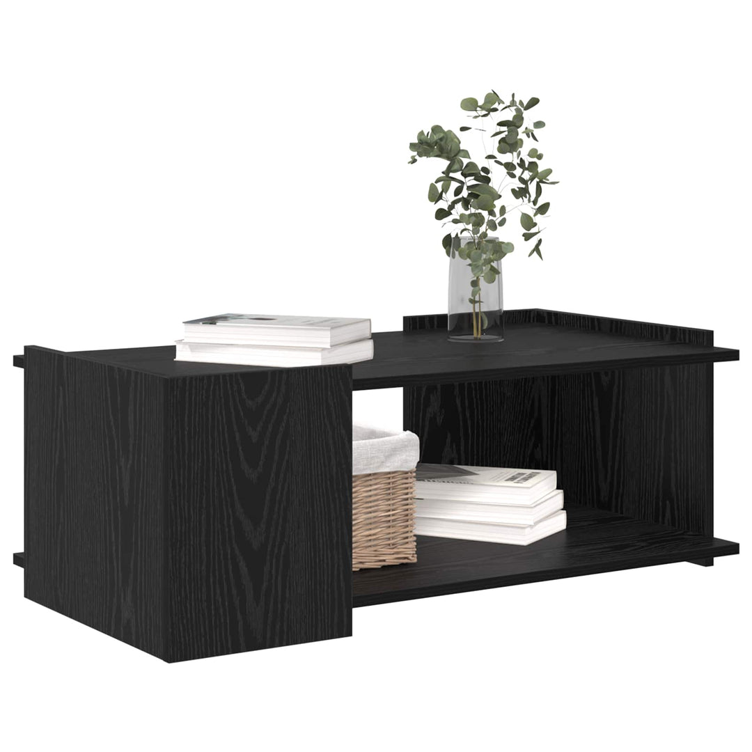 Sofabord Sort eg 90 x 50 x 33 cm Konstrueret træ