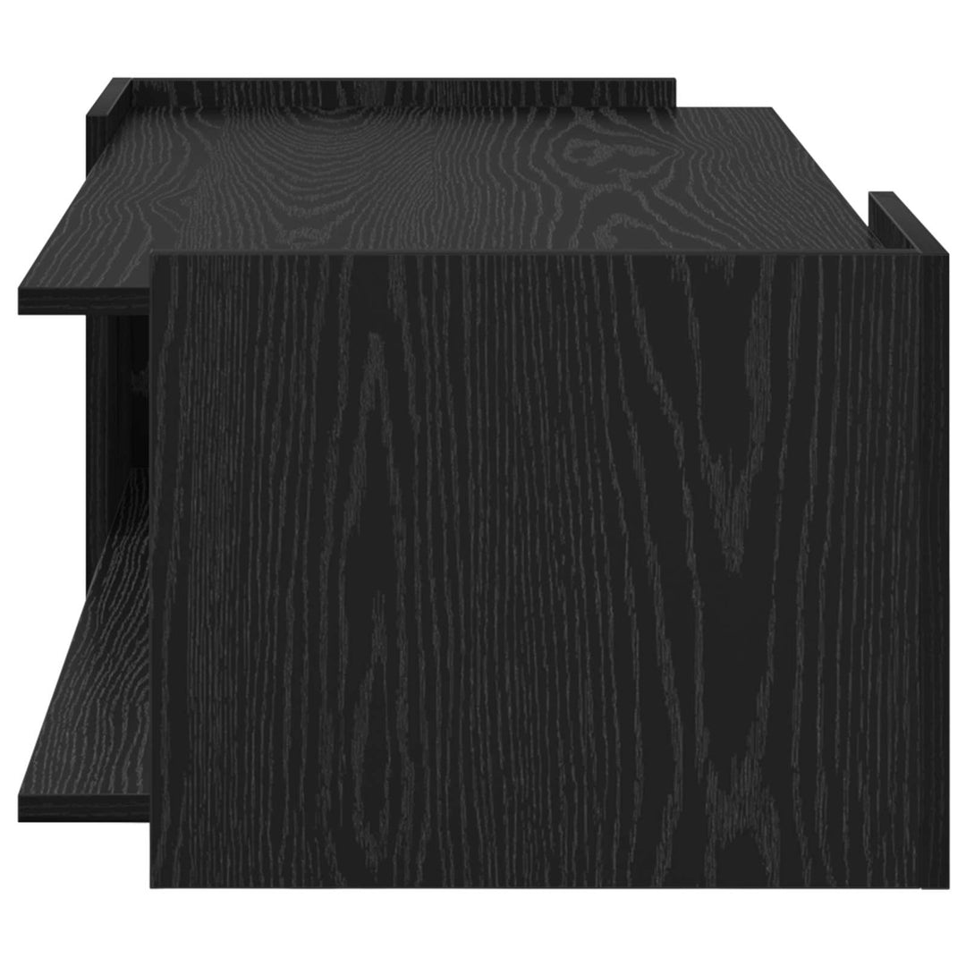 Sofabord Sort eg 90 x 50 x 33 cm Konstrueret træ