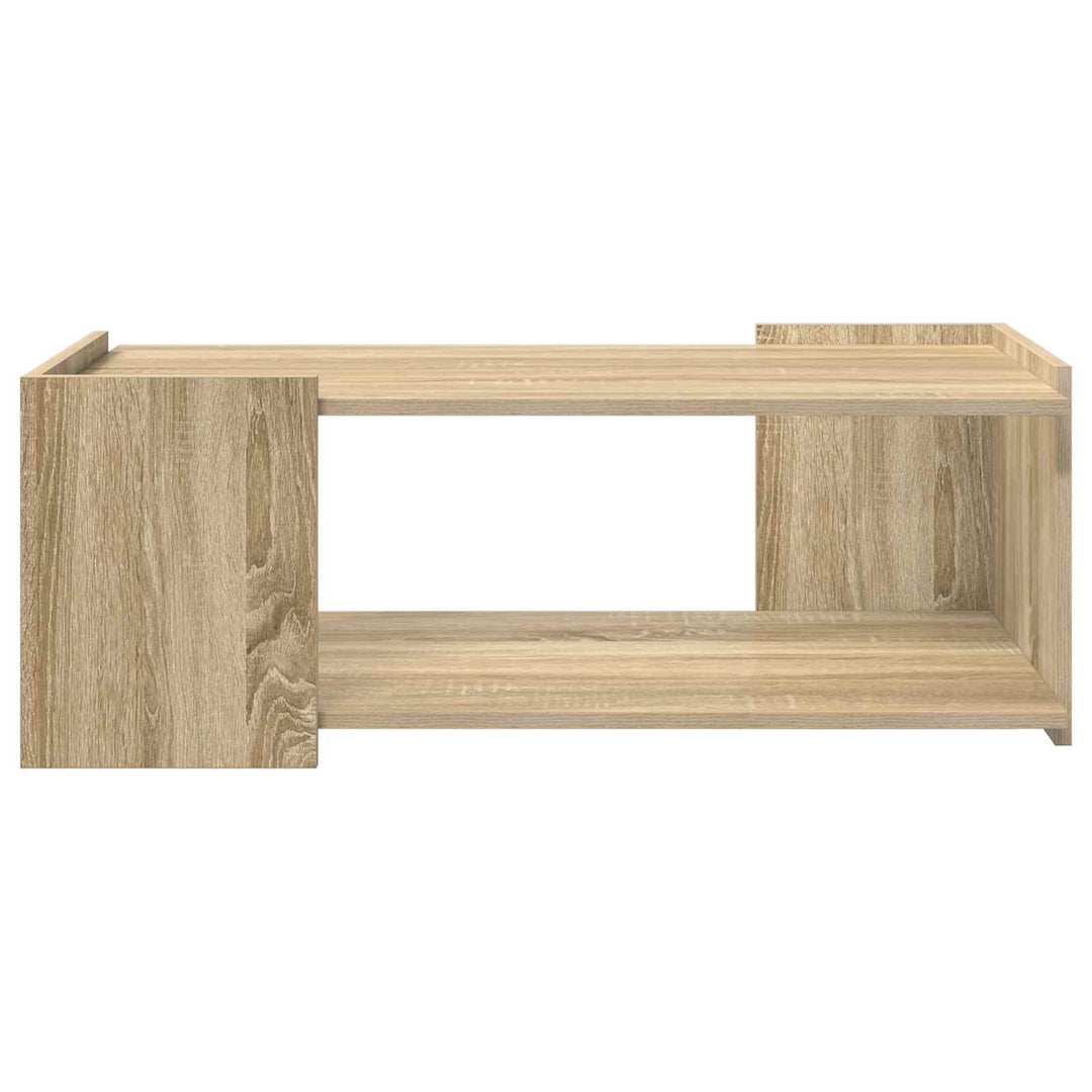 Sofabord Sonoma-eg 90 x 50 x 33 cm Konstrueret træ