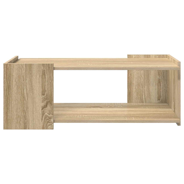 Sofabord Sonoma-eg 90 x 50 x 33 cm Konstrueret træ