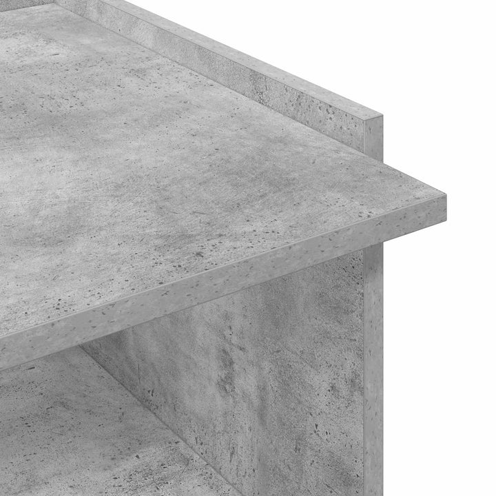 Sofabord Betongrå 90 x 50 x 33 cm Konstrueret træ