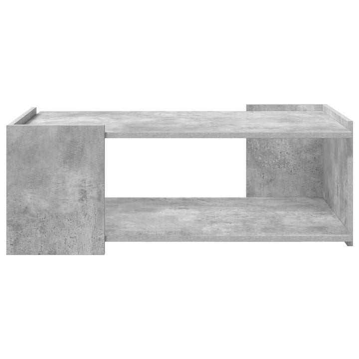 Sofabord Betongrå 90 x 50 x 33 cm Konstrueret træ