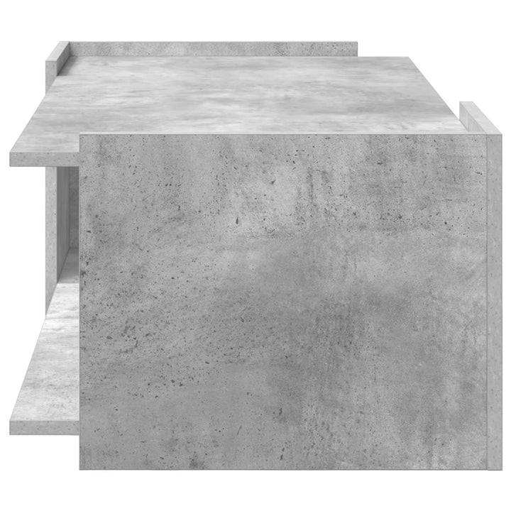 Sofabord Betongrå 90 x 50 x 33 cm Konstrueret træ