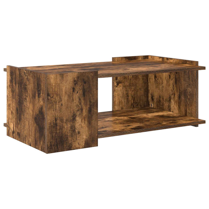 Sofabord Røget eg 90 x 50 x 33 cm Konstrueret træ