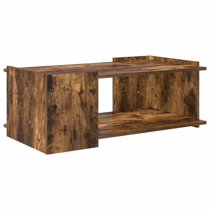 Sofabord Røget eg 90 x 50 x 33 cm Konstrueret træ
