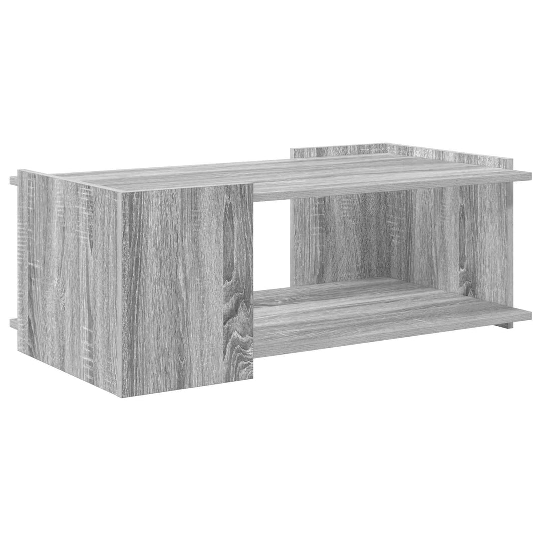 Sofabord Grå sonoma-eg 90 x 50 x 33 cm Konstrueret træ