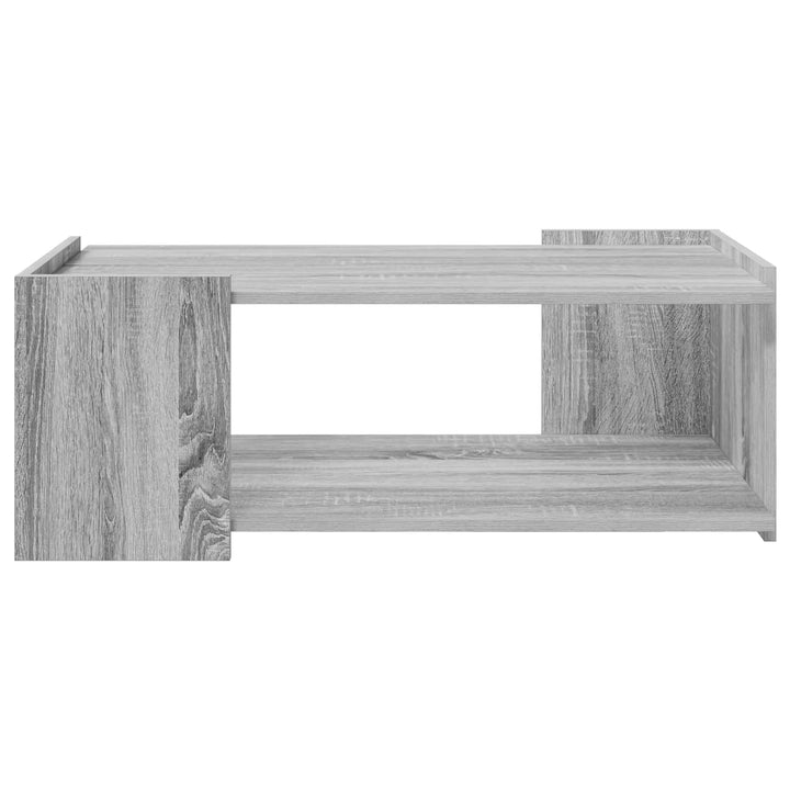 Sofabord Grå sonoma-eg 90 x 50 x 33 cm Konstrueret træ