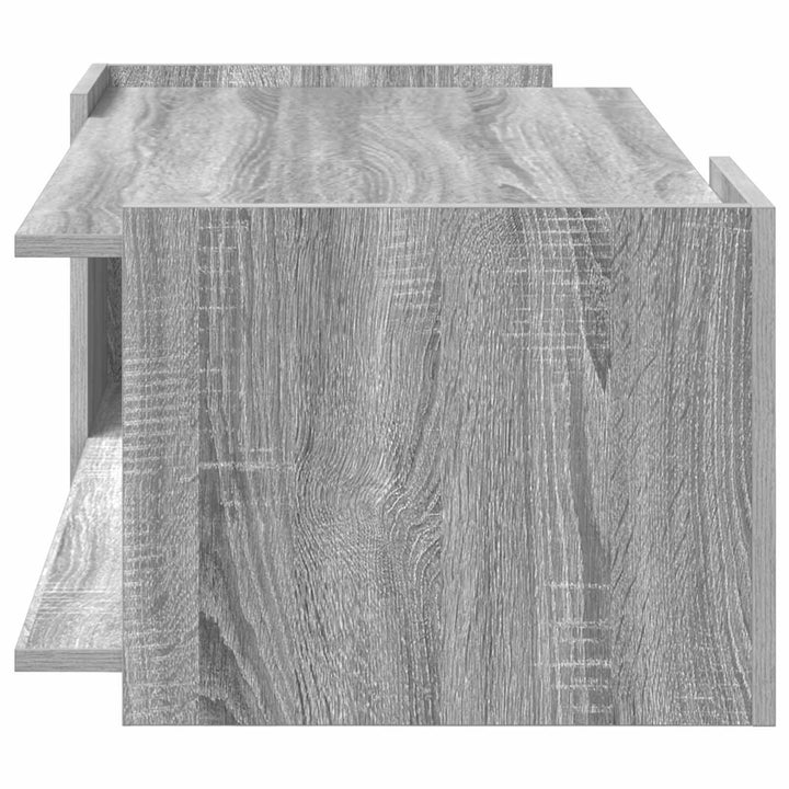 Sofabord Grå sonoma-eg 90 x 50 x 33 cm Konstrueret træ