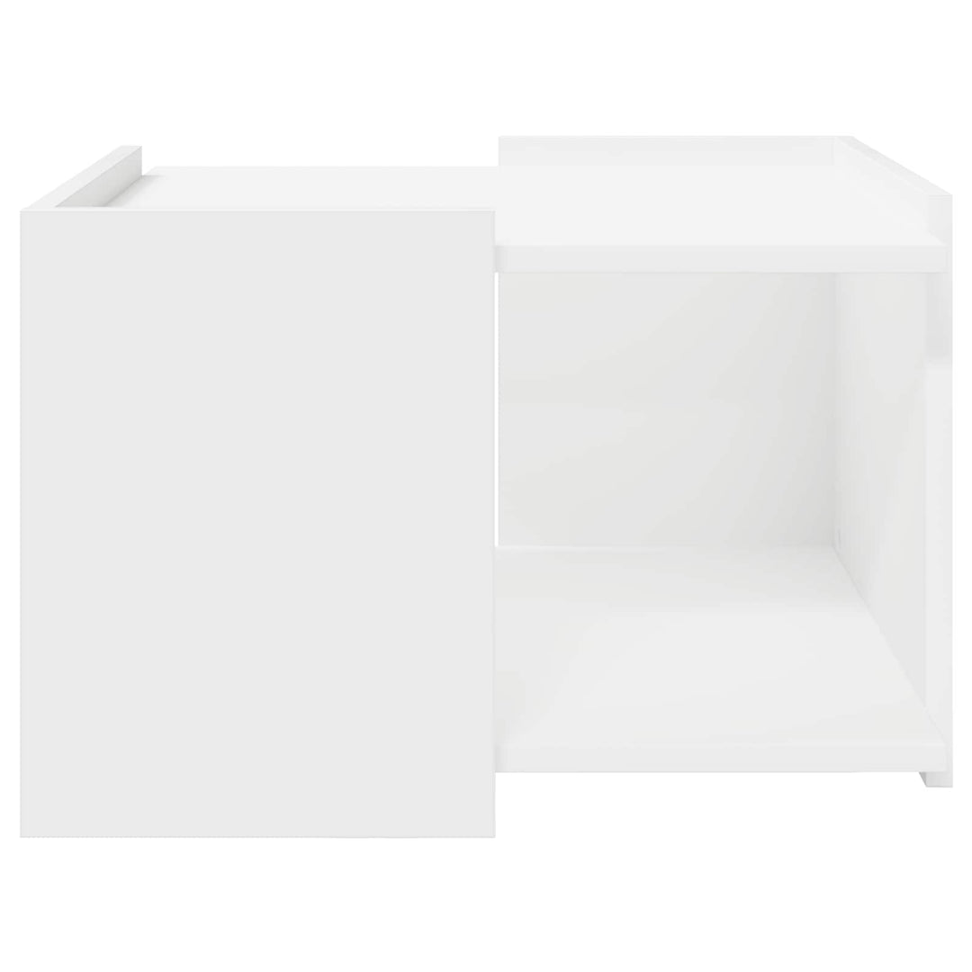 Sofabord Hvid 50,5 x 50 x 33 cm Konstrueret træ