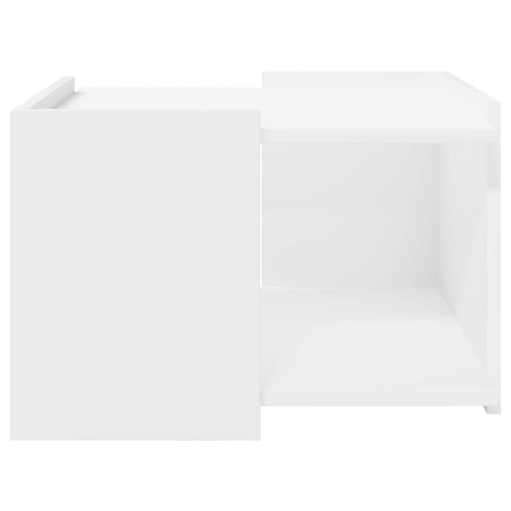 Sofabord Hvid 50,5 x 50 x 33 cm Konstrueret træ