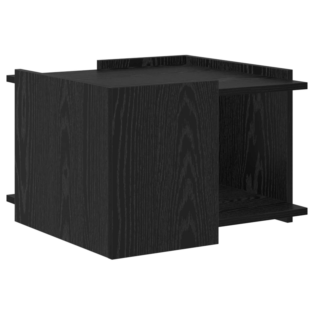 Sofabord Sort eg 50,5 x 50 x 33 cm Konstrueret træ