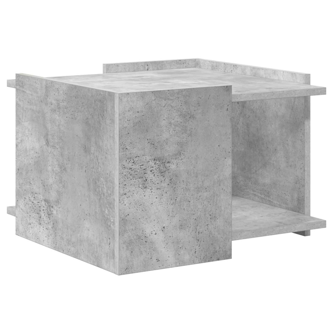 Sofabord Betongrå 50,5 x 50 x 33 cm Konstrueret træ