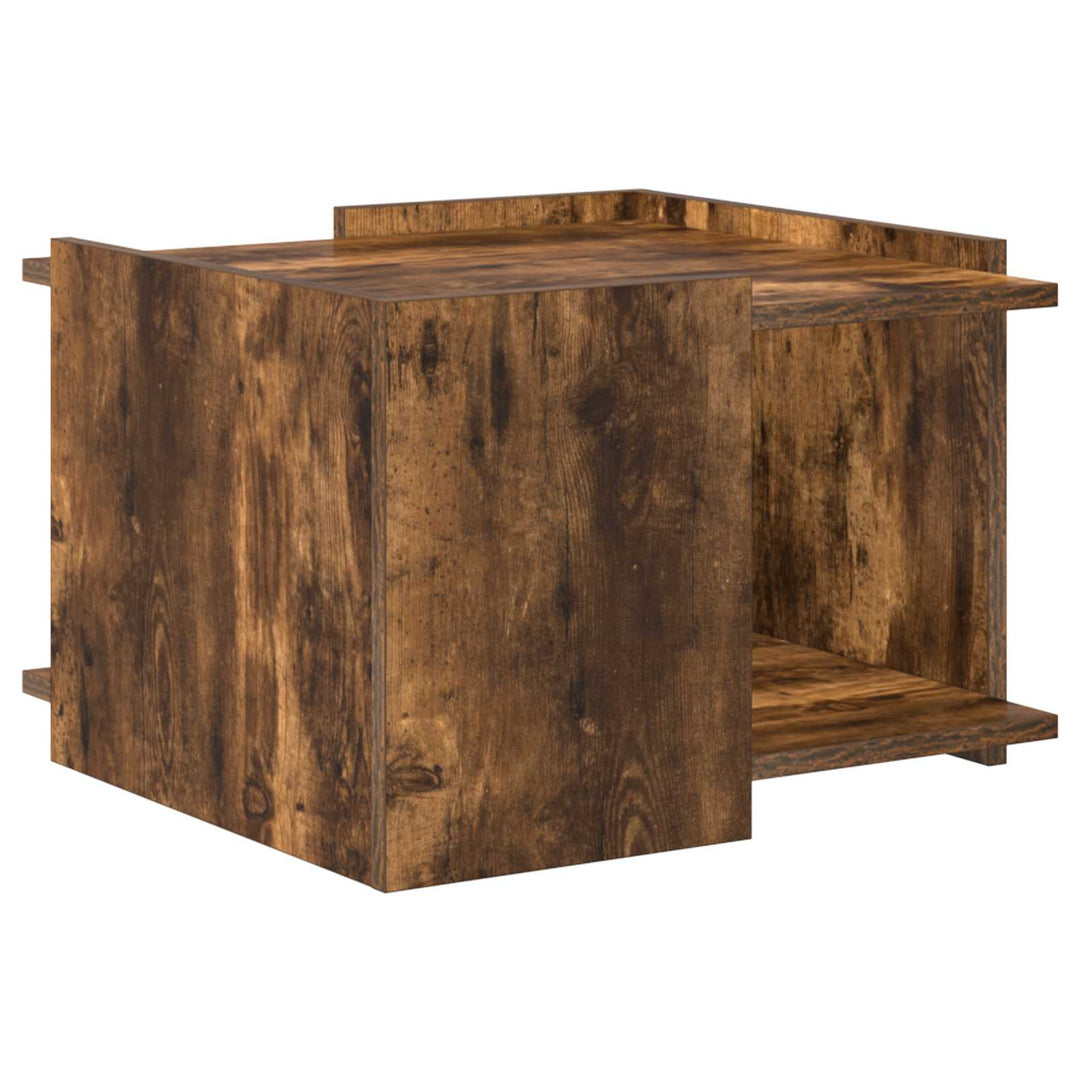 Sofabord Røget eg 50,5 x 50 x 33 cm Konstrueret træ