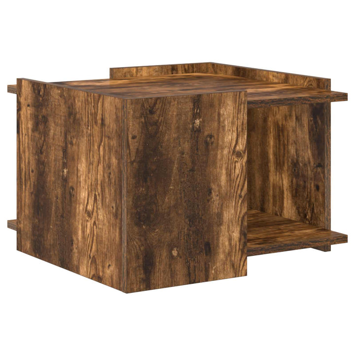 Sofabord Røget eg 50,5 x 50 x 33 cm Konstrueret træ